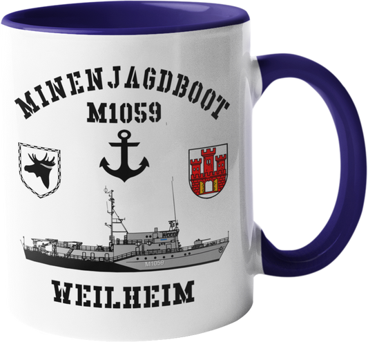 Kaffeebecher Mij.-Boot M1059 WEILHEIM 3.MSG