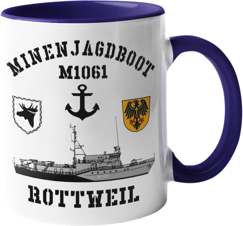 Kaffeebecher Mij.-Boot M1061 ROTTWEIL 3.MSG