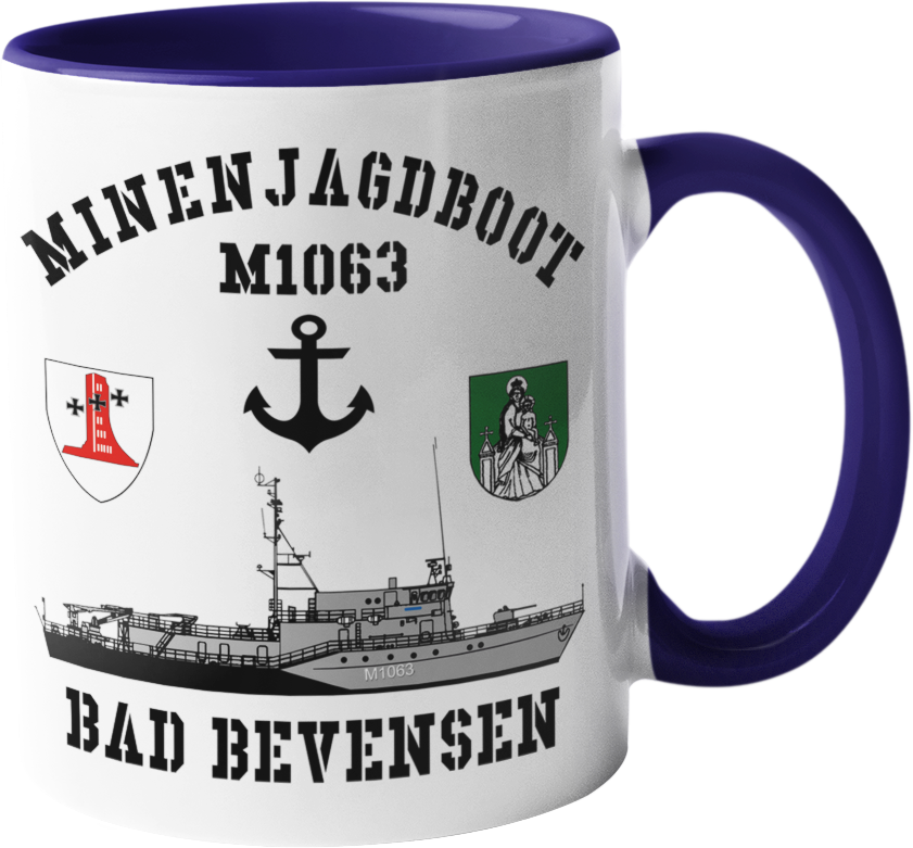 Kaffeebecher Mij.-Boot M1063 BAD BEVENSEN 1.MSG