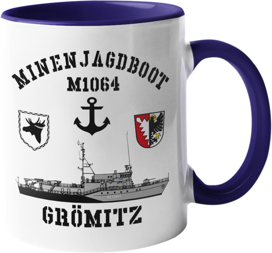 Kaffeebecher Mij.-Boot M1064 GRÖMITZ 3.MSG