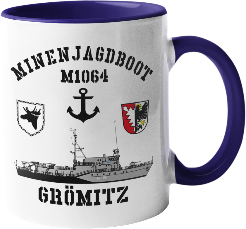 Kaffeebecher Mij.-Boot M1064 GRÖMITZ 3.MSG