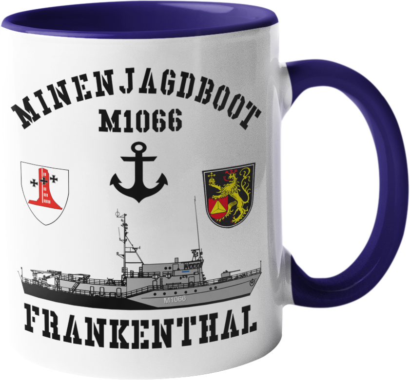 Kaffeebecher Mij.-Boot M1066 FRANKENTHAL 1.MSG