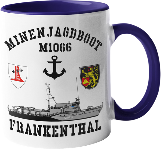 Kaffeebecher Mij.-Boot M1066 FRANKENTHAL 1.MSG