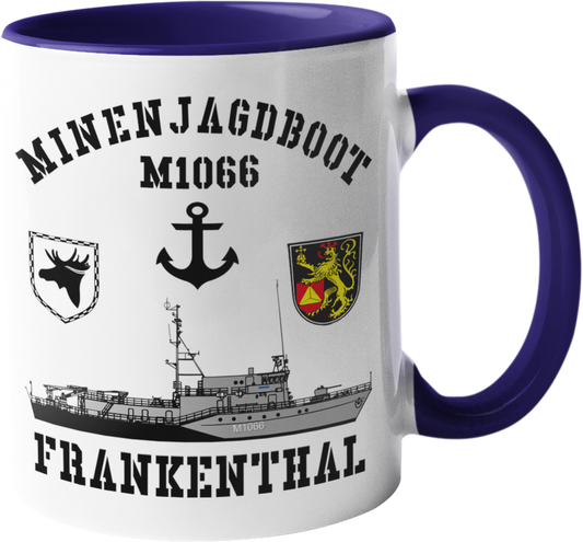 Kaffeebecher Mij.-Boot M1066 FRANKENTHAL 3.MSG
