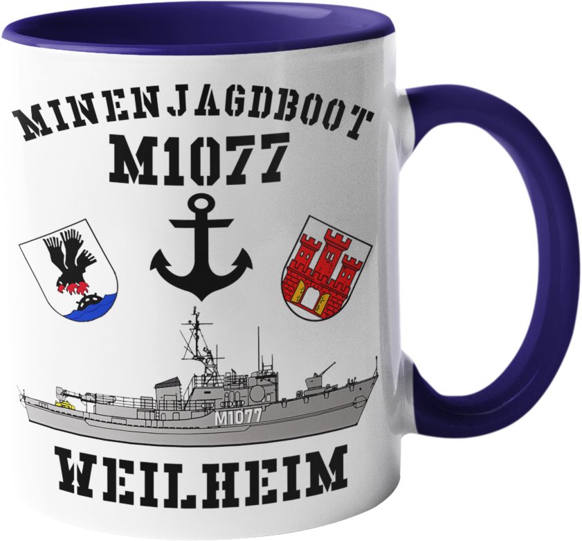 Kaffeebecher Mij.-Boot M1077 WEILHEIM