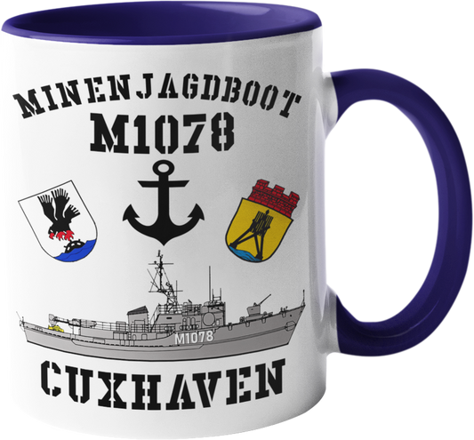 Kaffeebecher Mij.-Boot M1078 CUXHAVEN