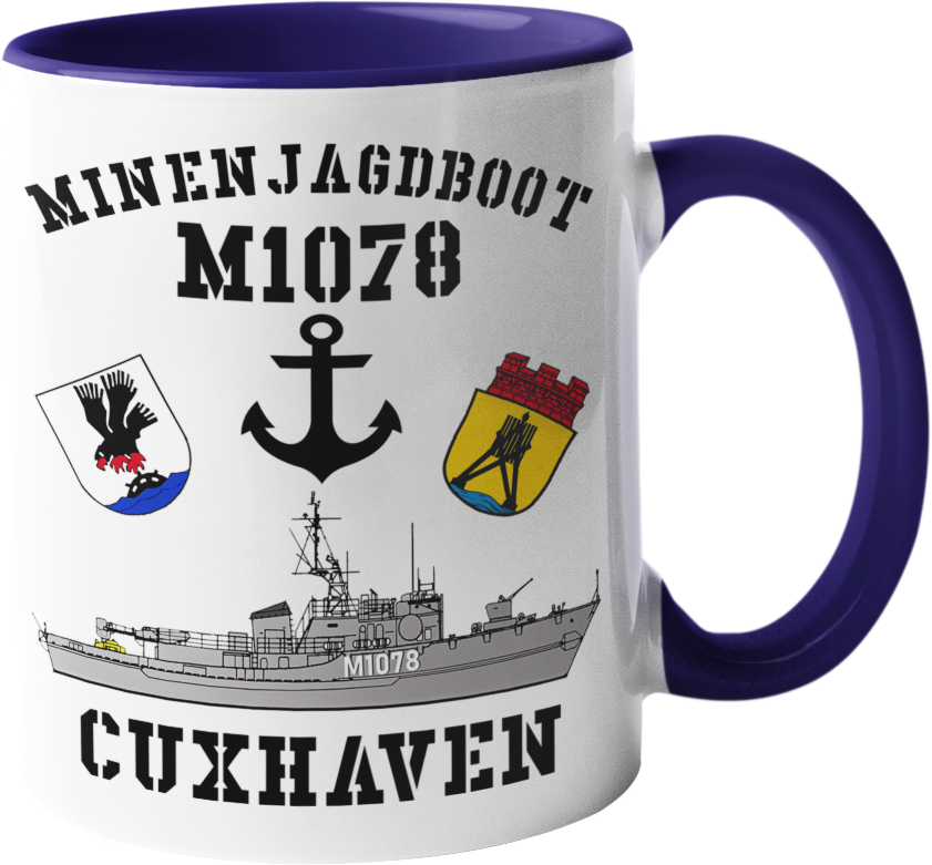 Kaffeebecher Mij.-Boot M1078 CUXHAVEN