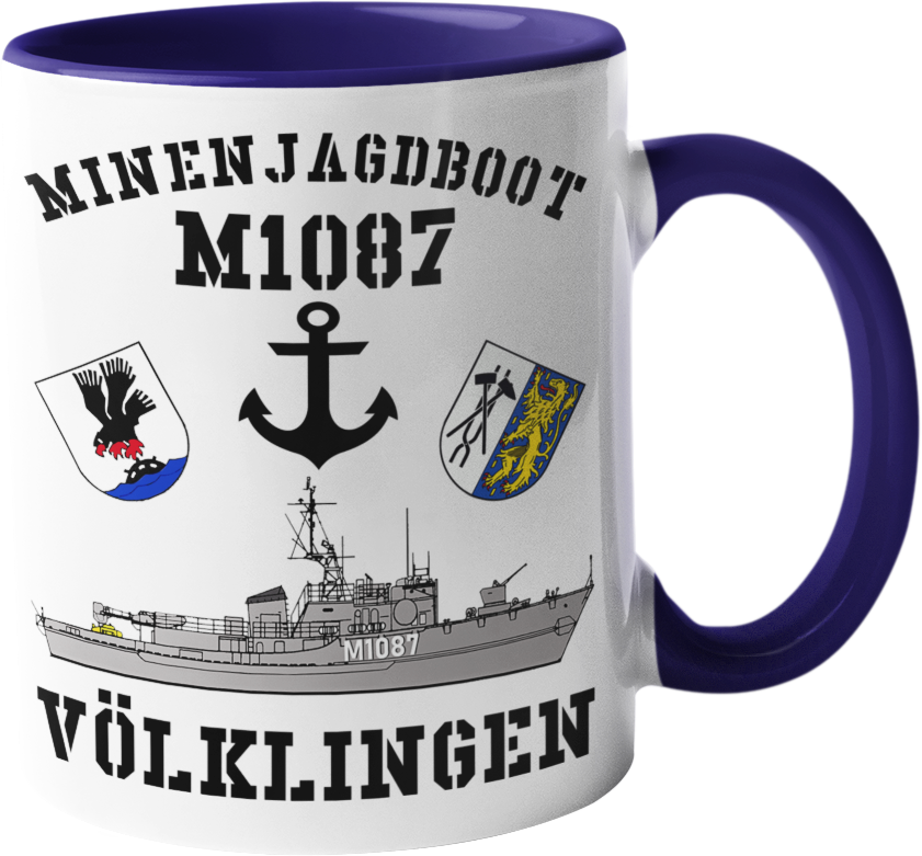 Kaffeebecher Mij.-Boot M1087 VÖLKLINGEN