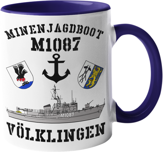 Kaffeebecher Mij.-Boot M1087 VÖLKLINGEN
