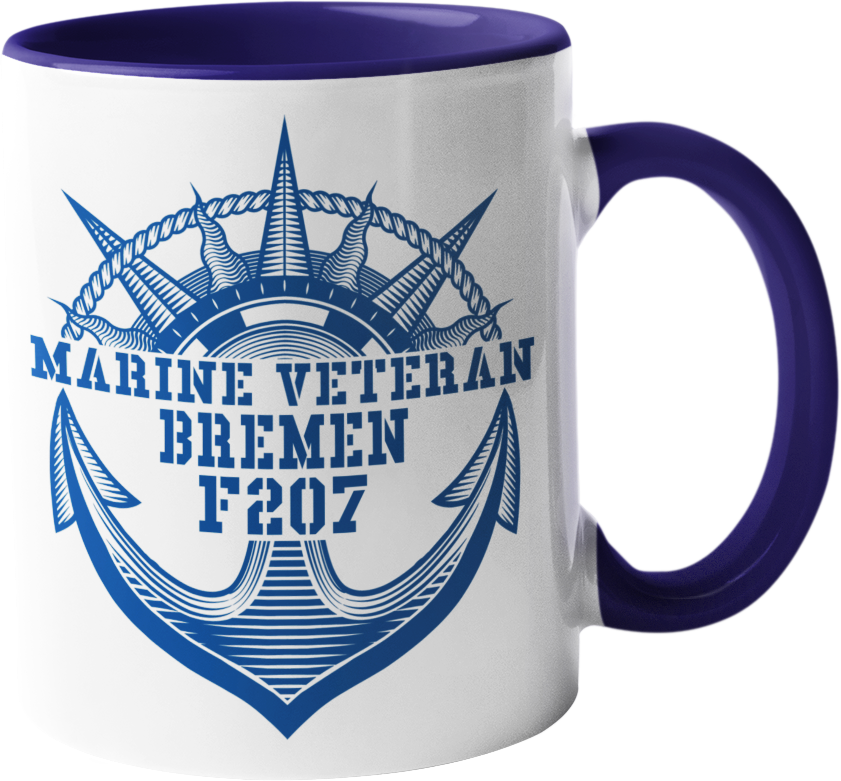 Kaffeebecher Marine Veteran Fregatte F207 BREMEN