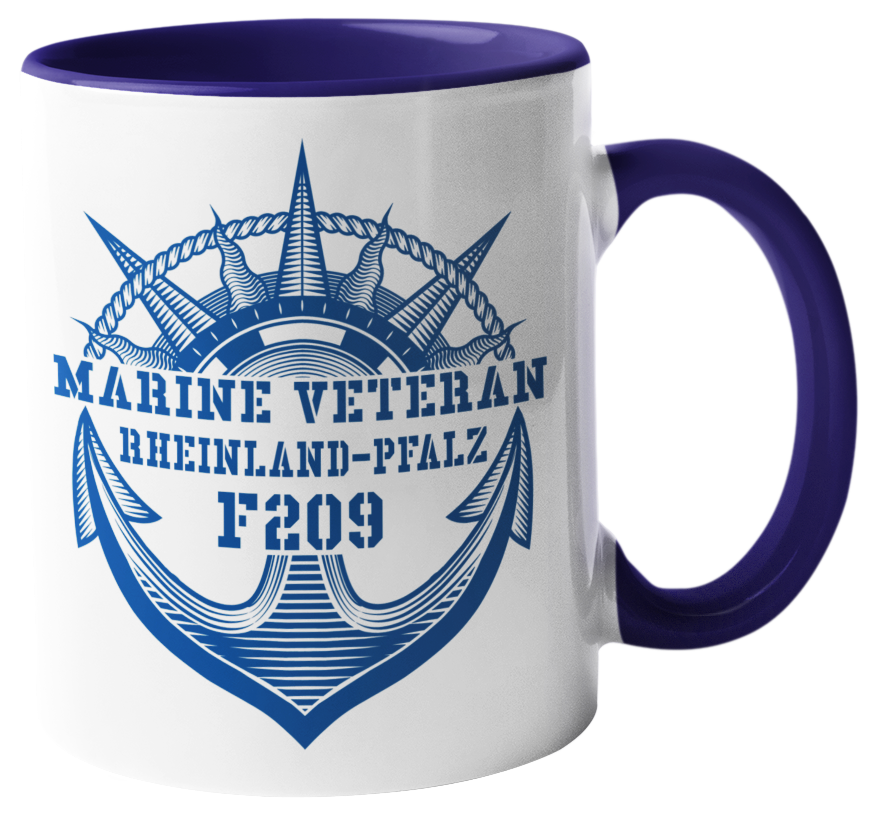 Kaffeebecher Marine Veteran Fregatte F209 RHEINLAND-PFALZ