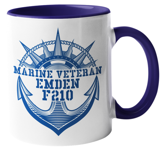Kaffeebecher Marine Veteran Fregatte F210 EMDEN