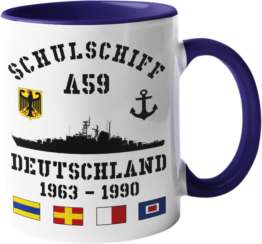 Kaffeebecher Schulschiff A59 DEUTSCHLAND Anker