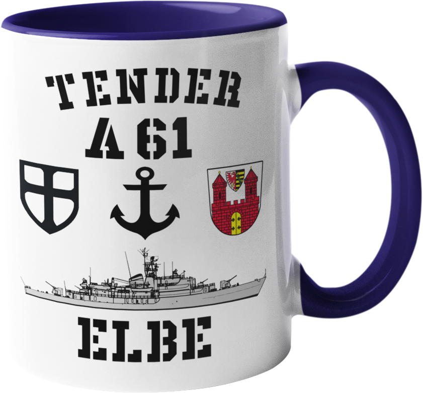 Kaffeebecher Tender A61 ELBE 7.SG Anker