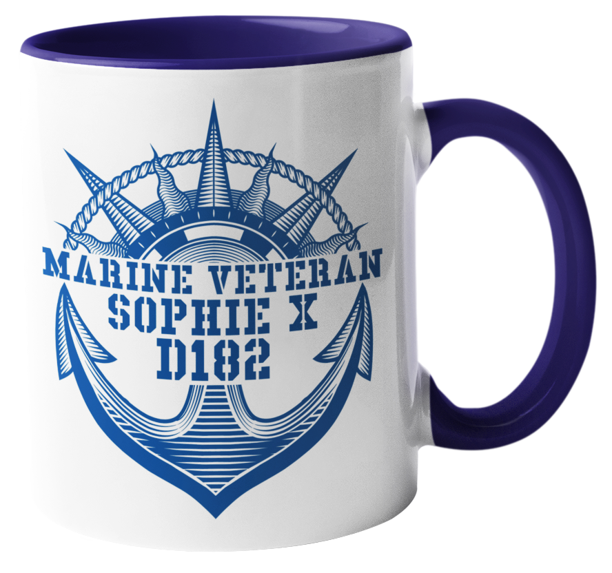 Kaffeebecher MARINE VETERAN D182 SOPHIE X