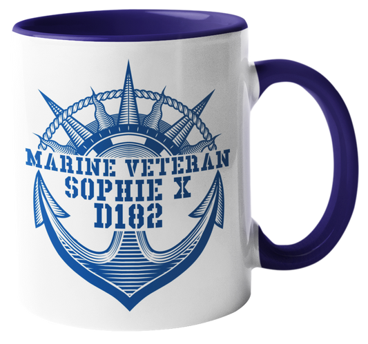 Kaffeebecher MARINE VETERAN D182 SOPHIE X