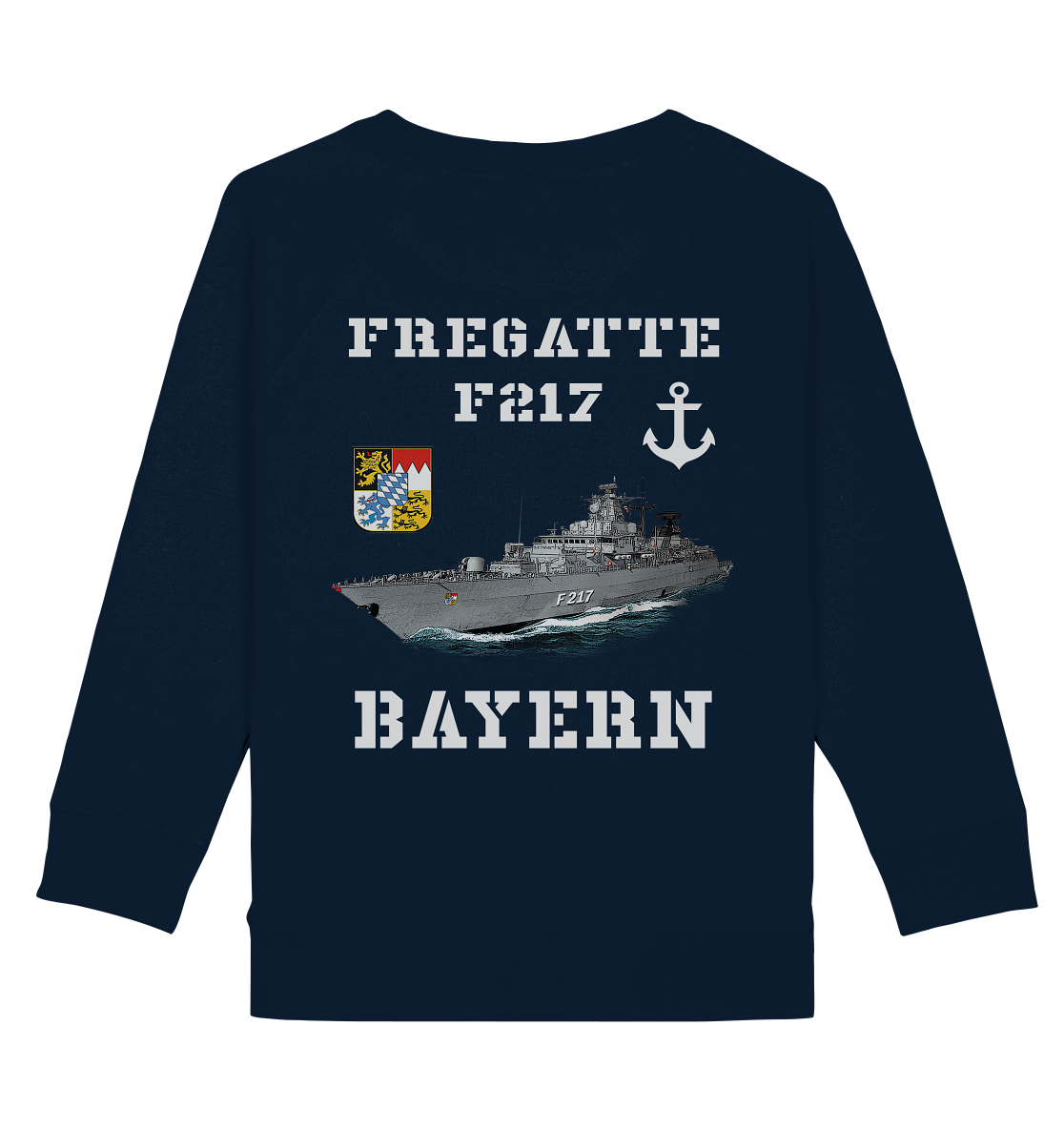 Fregatte F217 BAYERN beidseitig - Kids Organic Sweatshirt