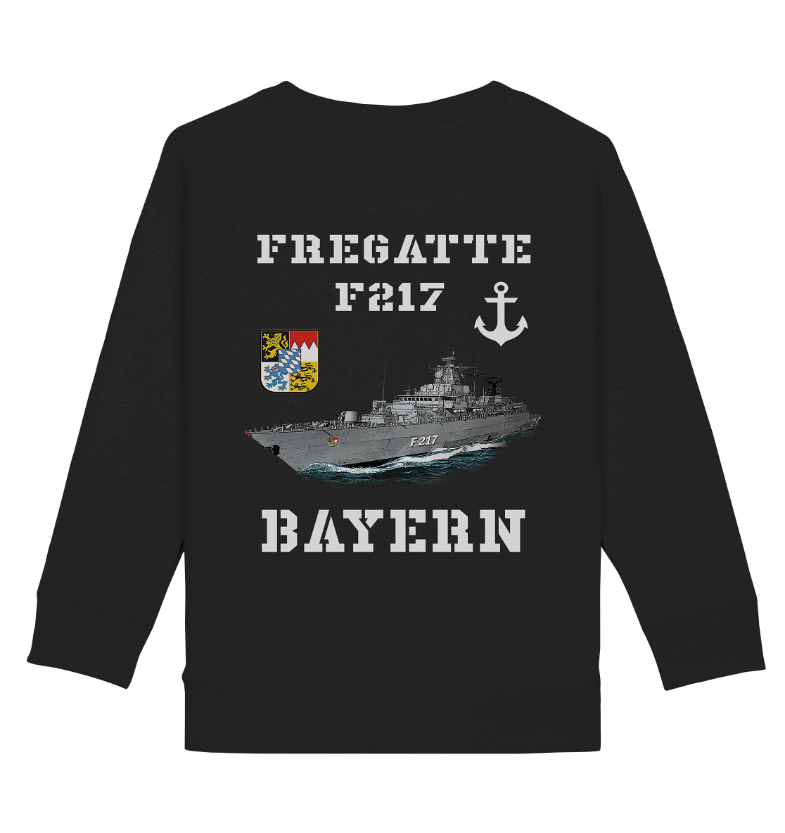 Fregatte F217 BAYERN beidseitig - Kids Organic Sweatshirt