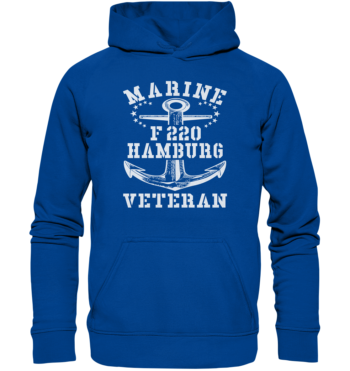 Fregatte F220 HAMBURG Marine Veteran - Basic Unisex Hoodie