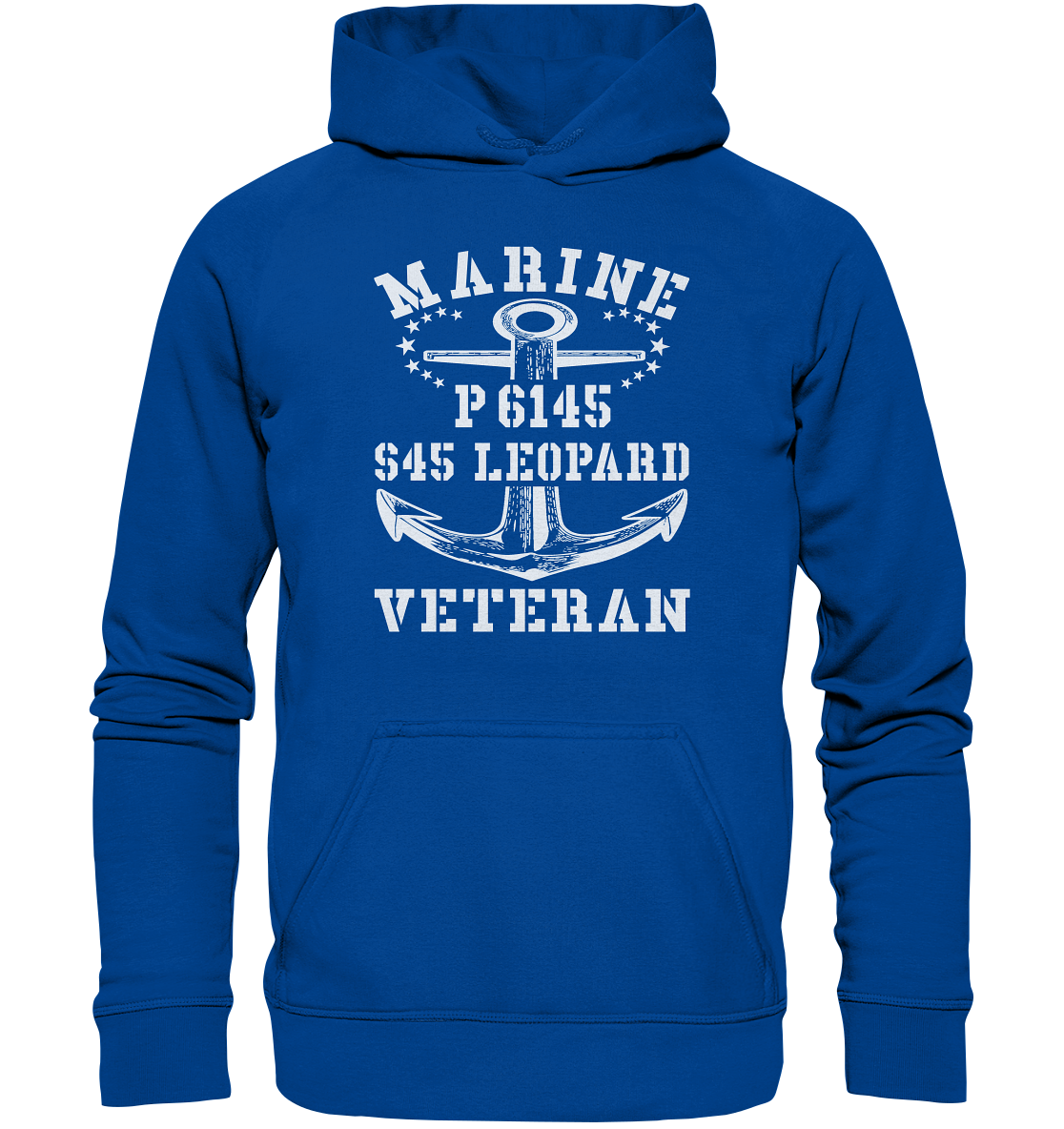 P6145 S45 LEOPARD Marine Veteran - Basic Unisex Hoodie