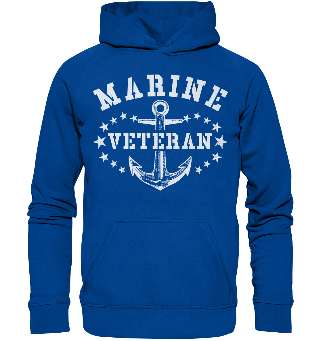 MARINE VETERAN -1 - Basic Unisex Hoodie