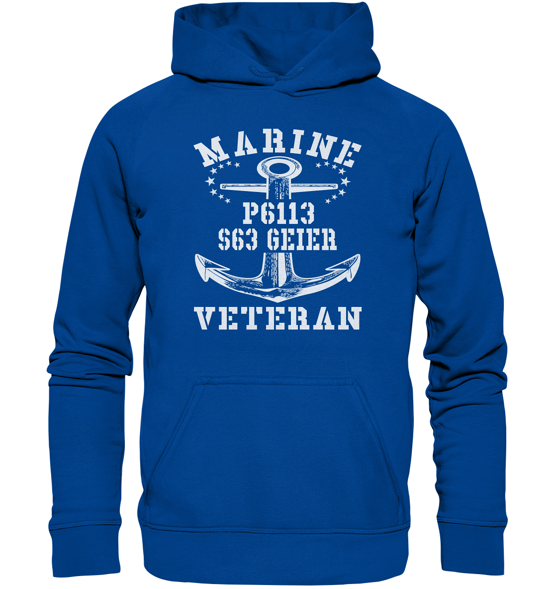 FK-Schnellboot P6113 GEIER Marine Veteran - Basic Unisex Hoodie