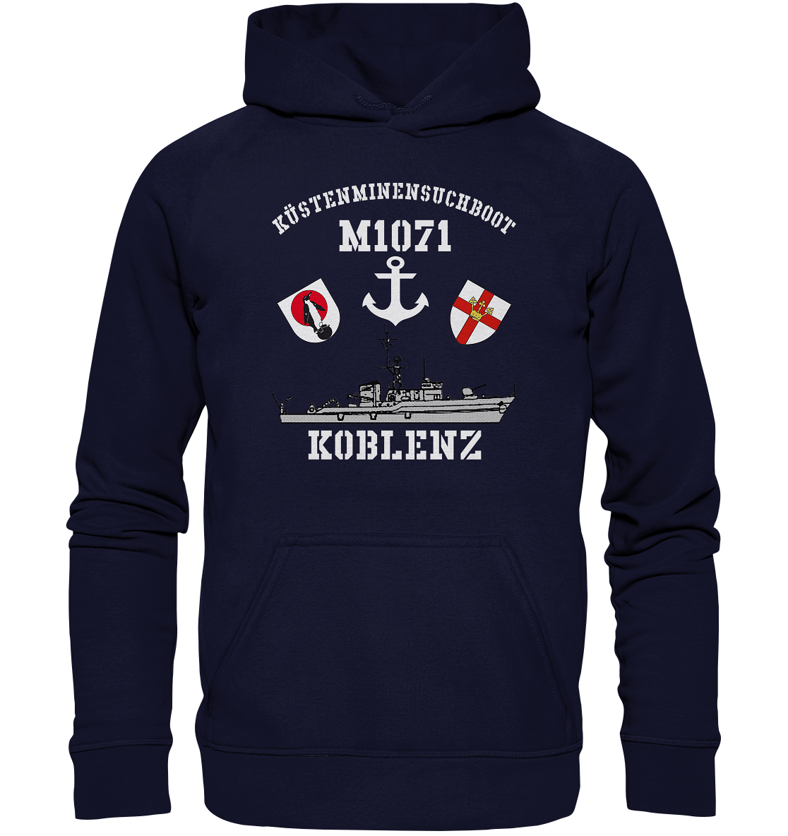 KM-Boot M1071 KOBLENZ Anker - Basic Unisex Hoodie