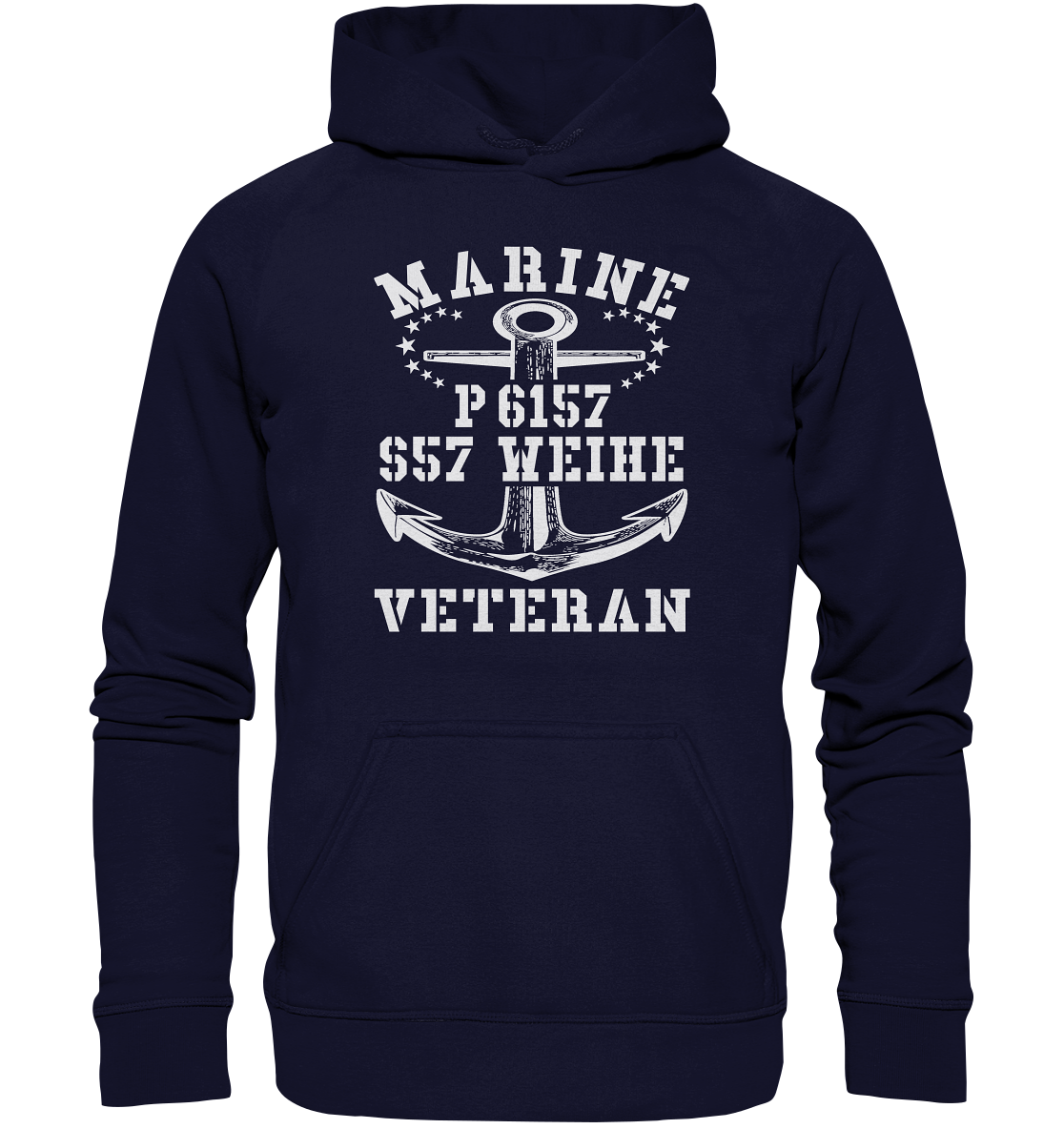 P6157 S57 WEIHE Marine Veteran - Basic Unisex Hoodie