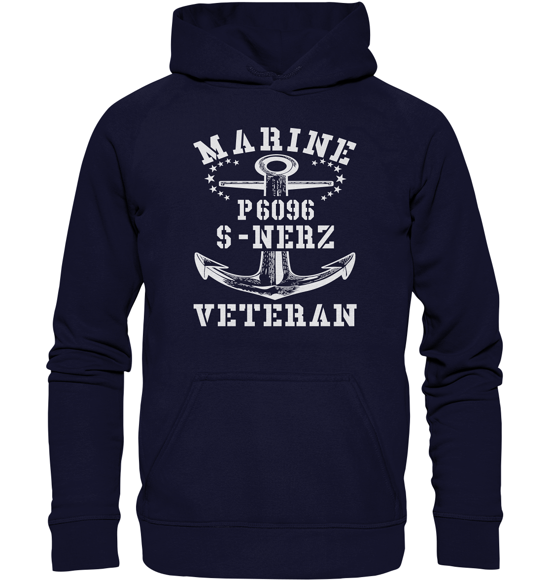 P6096 S-NERZ Marine Veteran - Basic Unisex Hoodie