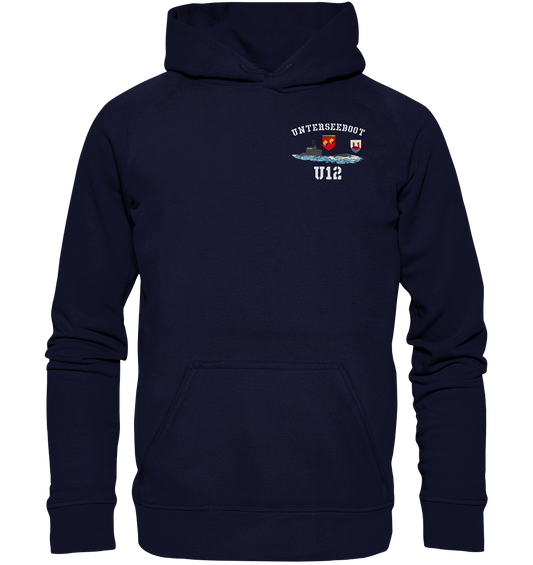 U-Boot 12 Brustlogo - Basic Unisex Hoodie