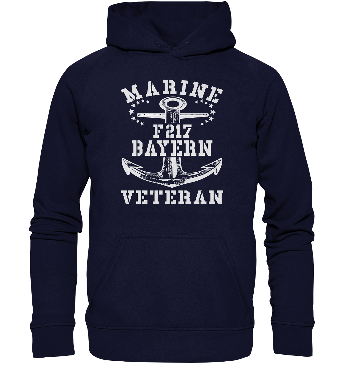 Fregatte F217 BAYERN Marine Veteran - Basic Unisex Hoodie