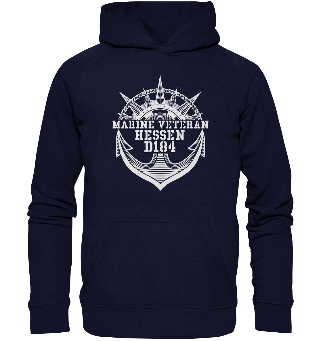 MARINE VETERAN D184 HESSEN - Basic Unisex Hoodie