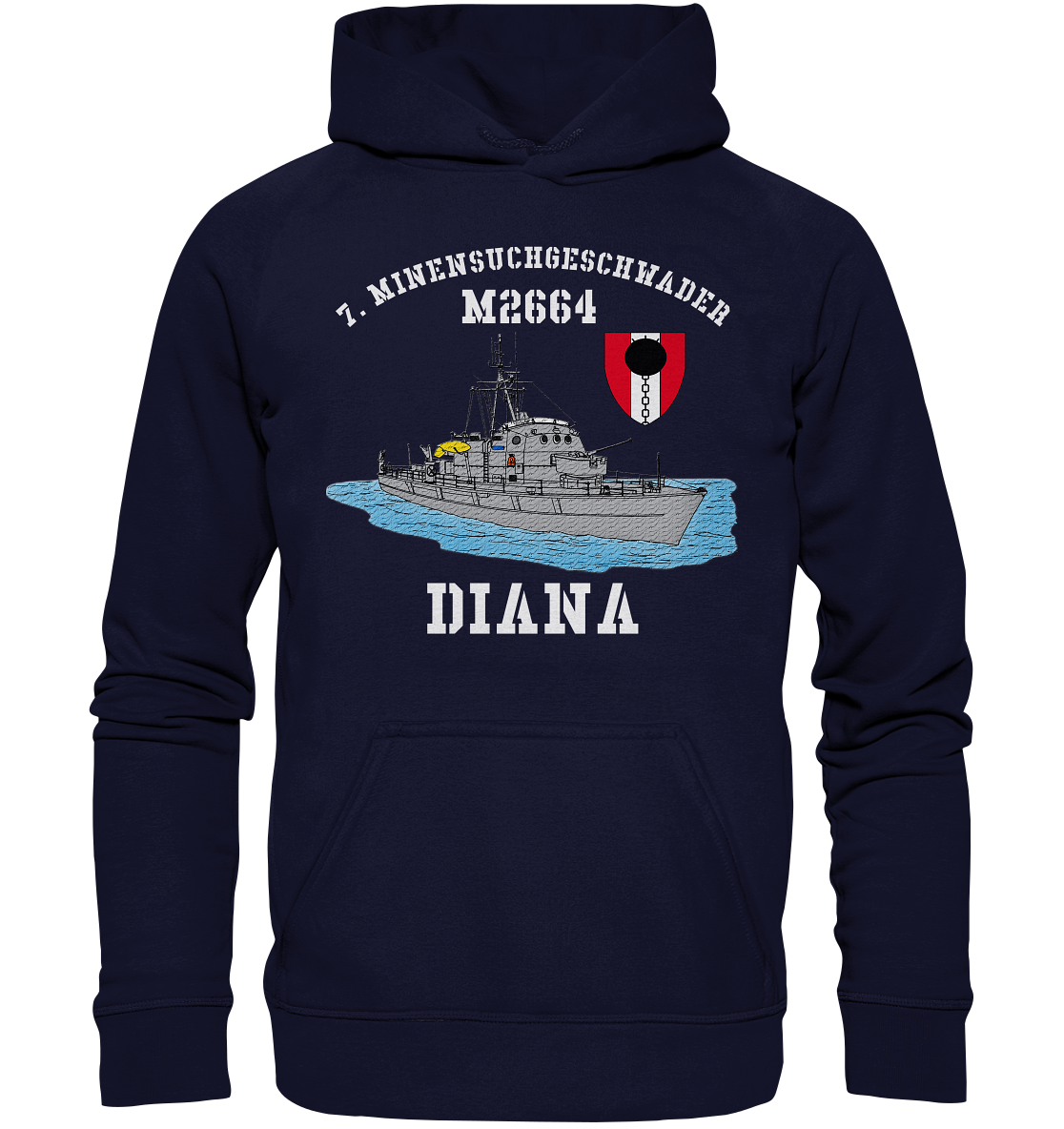 M2664 DIANA - Basic Unisex Hoodie