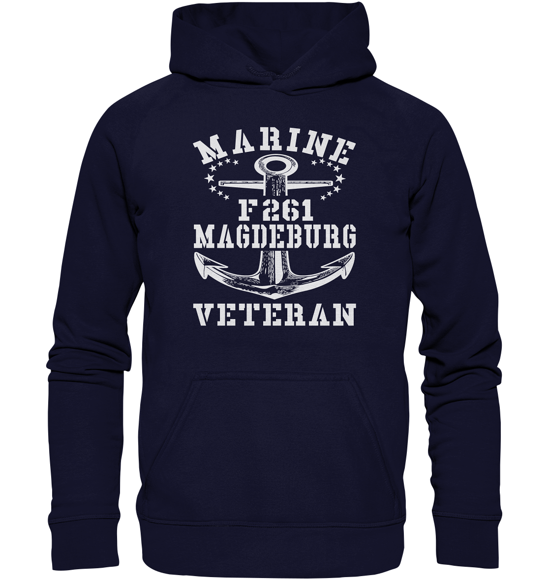 Korvette F261 MAGDEBURG Marine Veteran - Basic Unisex Hoodie