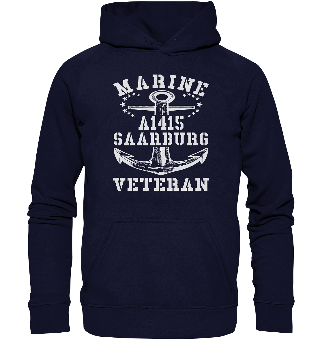 Troßschiff A1415 SAARBURG Marine Veteran - Basic Unisex Hoodie