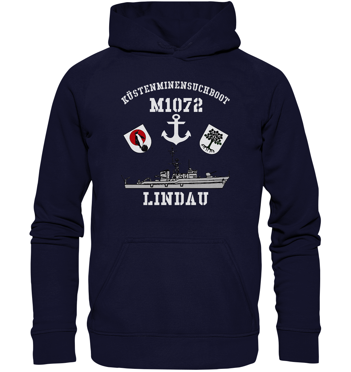 KM-Boot M1072 LINDAU Anker - Basic Unisex Hoodie