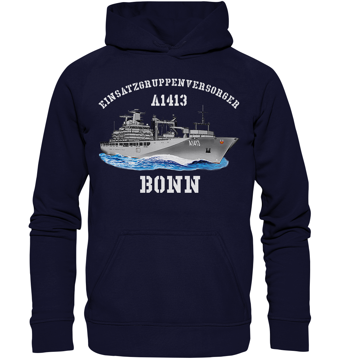 EGV A1413 BONN - Basic Unisex Hoodie