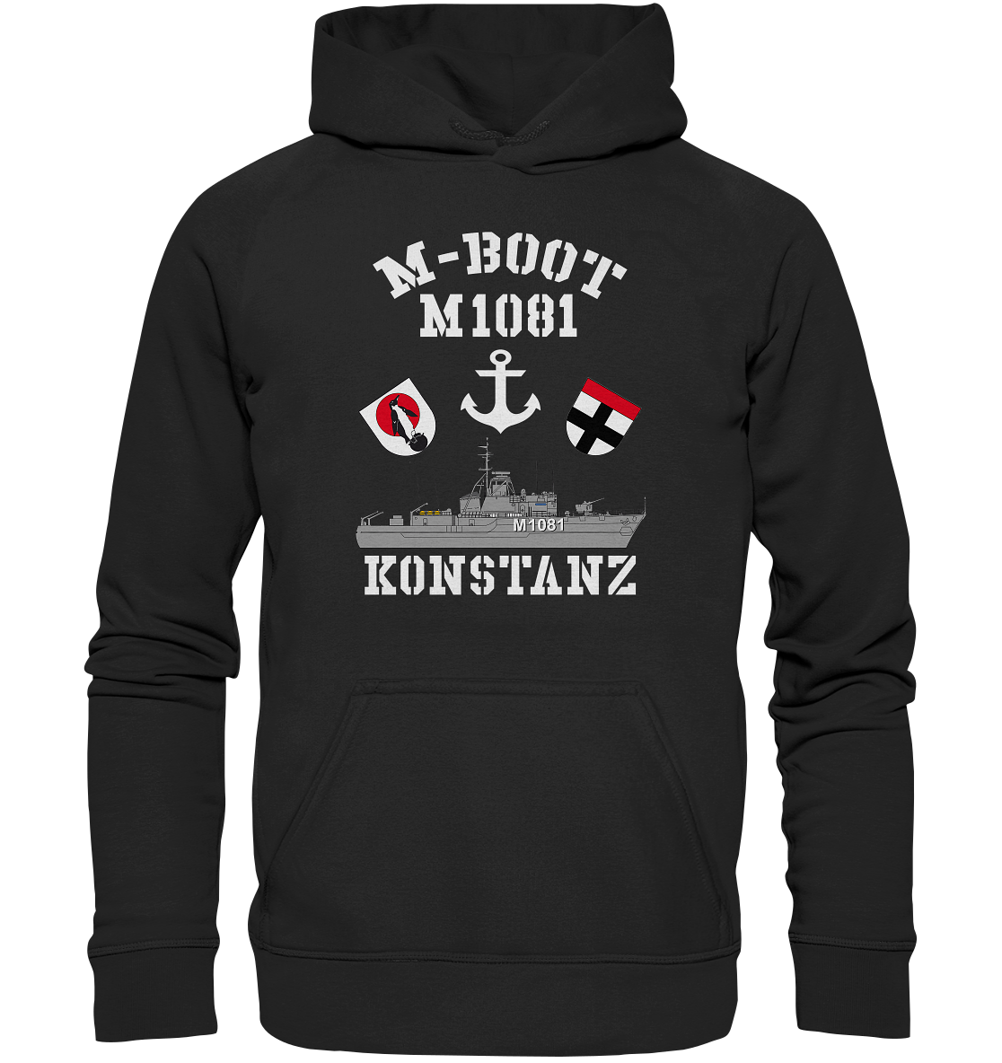 M-Boot M1081 KONSTANZ Anker (HL) - Basic Unisex Hoodie