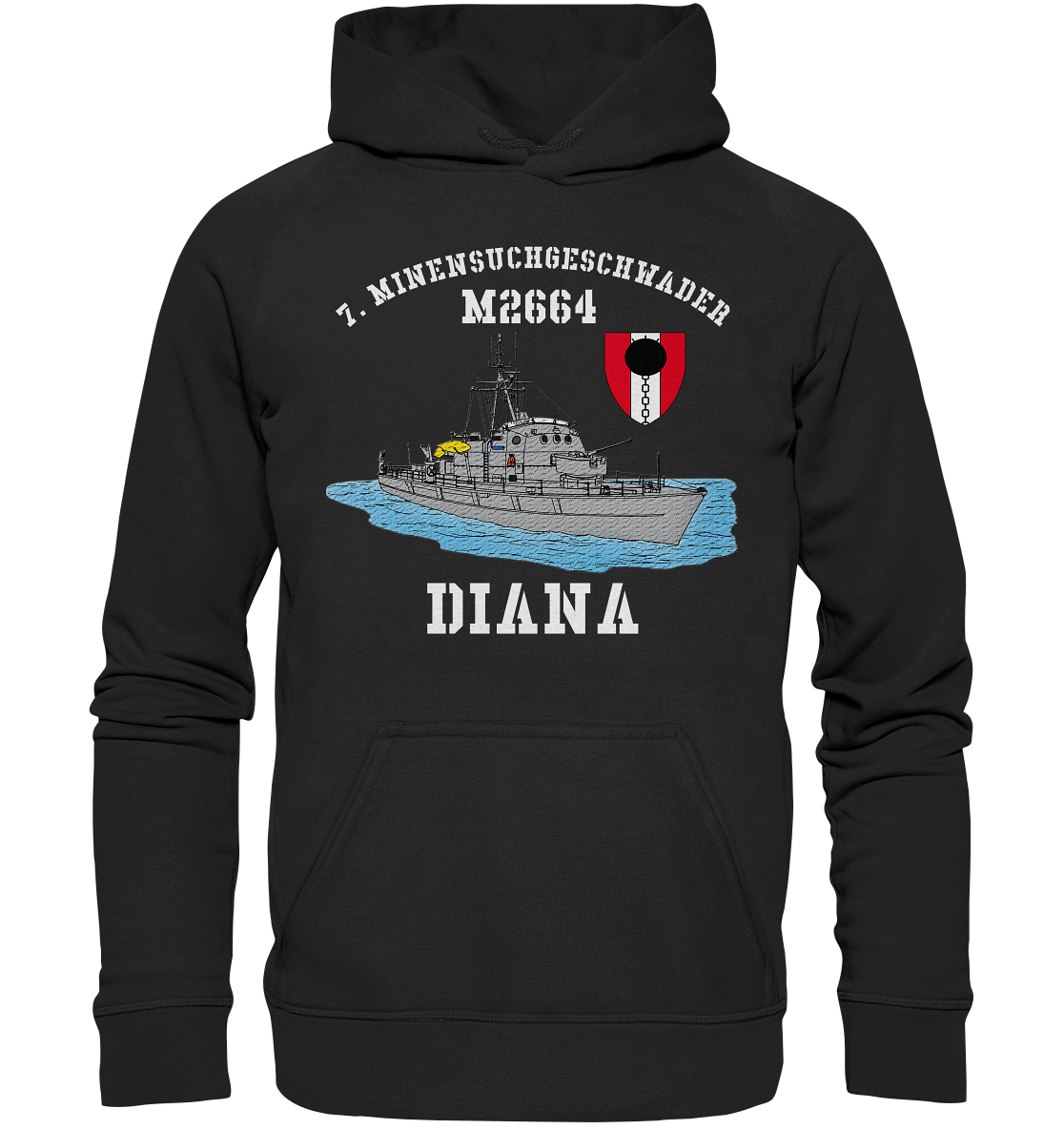 M2664 DIANA - Basic Unisex Hoodie