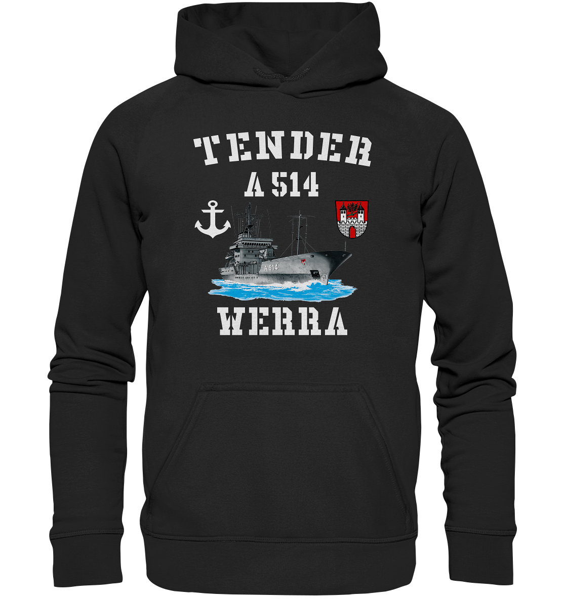 Tender A514 WERRA Anker - Basic Unisex Hoodie