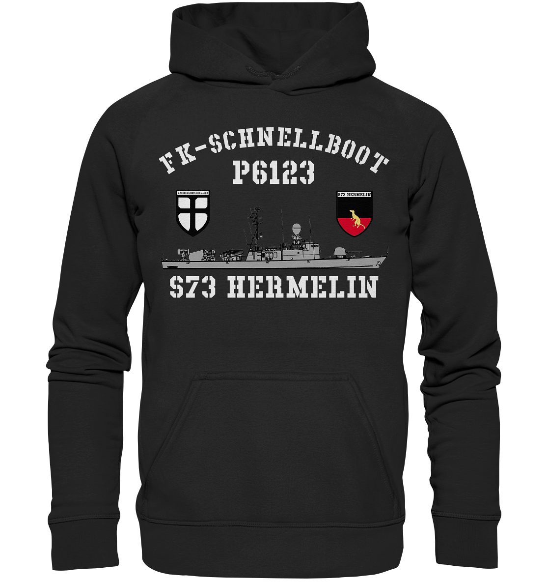 P6123 S73 HERMELIN 7.SG - Basic Unisex Hoodie