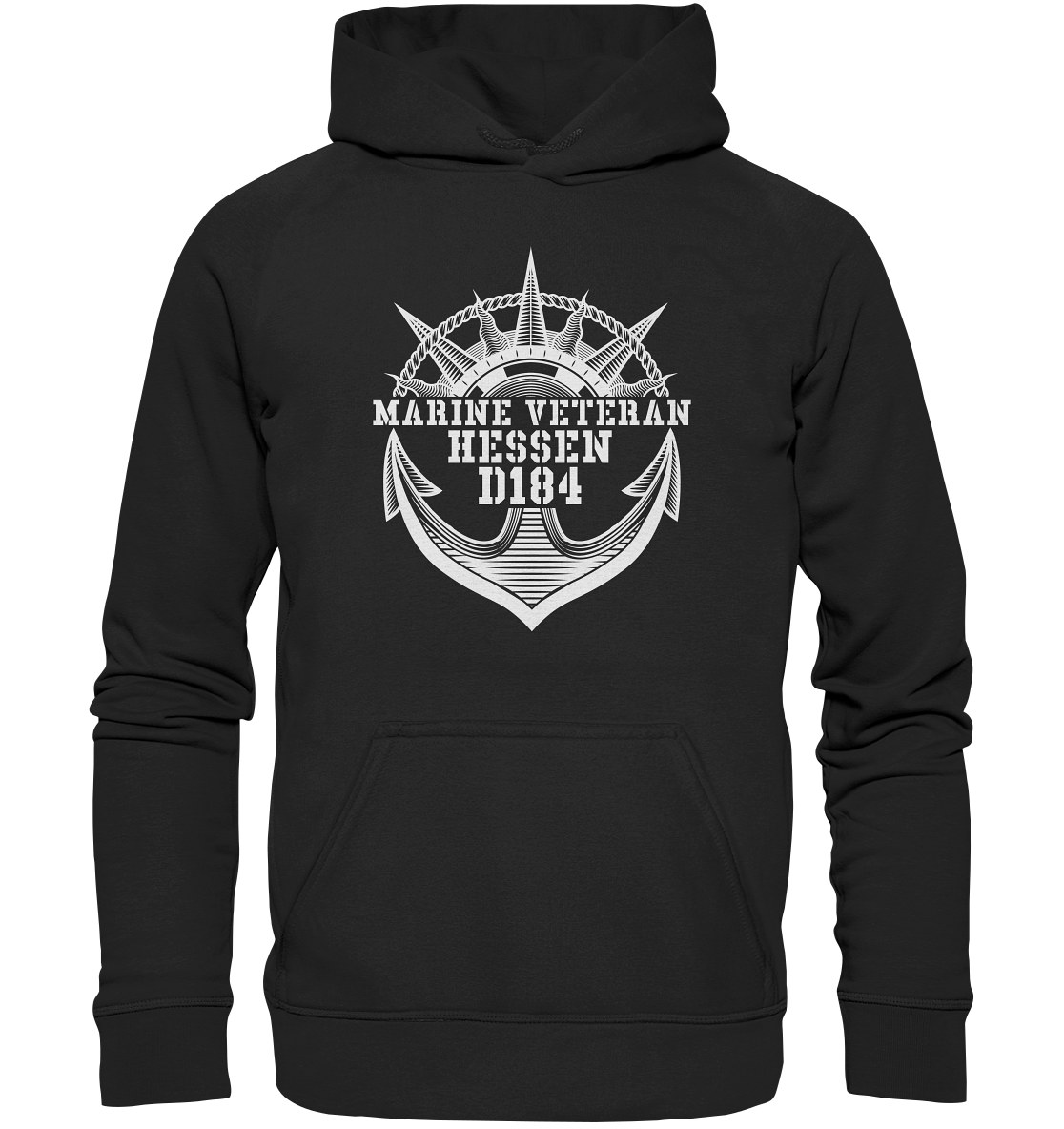 MARINE VETERAN D184 HESSEN - Basic Unisex Hoodie