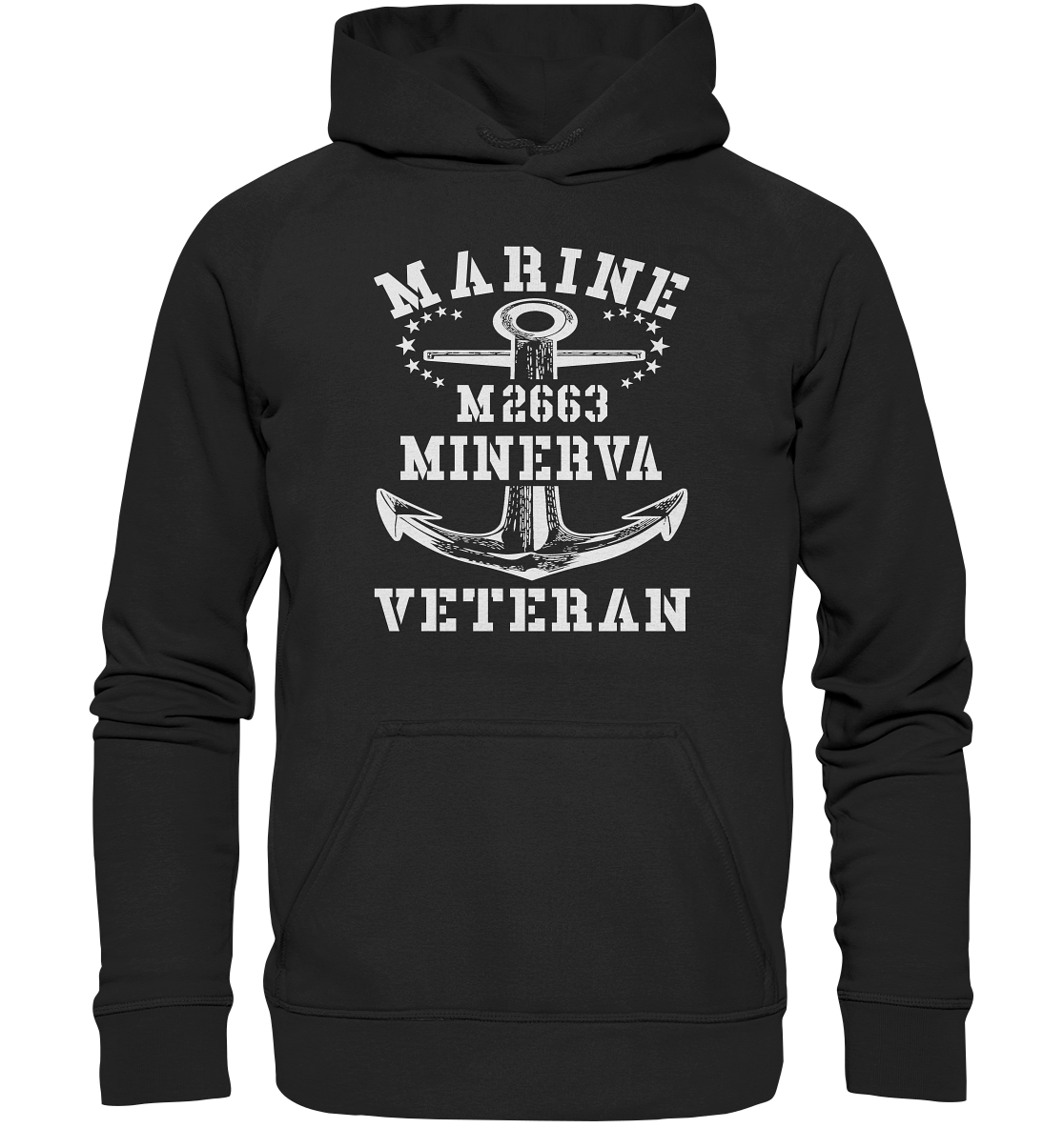 BiMi M2663 MINERVA Marine Veteran - Basic Unisex Hoodie