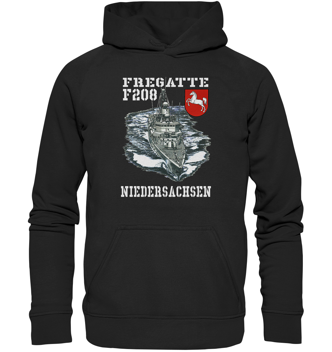 Fregatte F208 NIEDERSACHSEN - Basic Unisex Hoodie