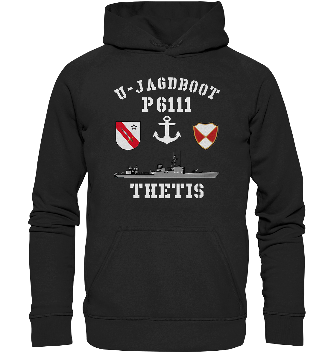 U-Jagdboot P6111 THETIS Anker - Basic Unisex Hoodie