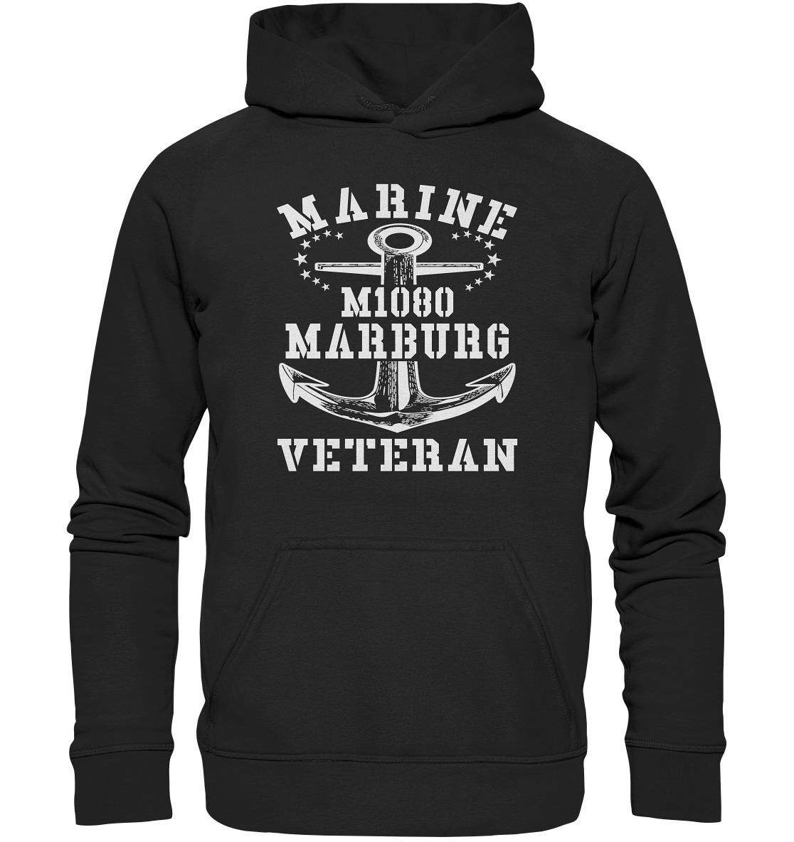 MARINE VETERAN M1080 MARBURG - Basic Unisex Hoodie