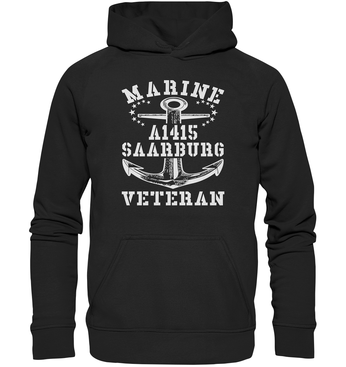 Troßschiff A1415 SAARBURG Marine Veteran - Basic Unisex Hoodie