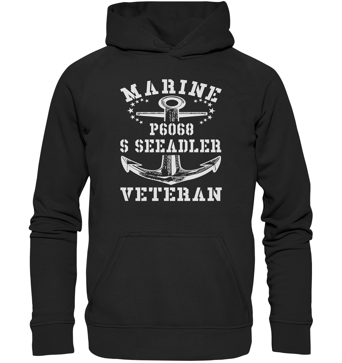 P6068 S SEEADLER Marine Veteran - Basic Unisex Hoodie