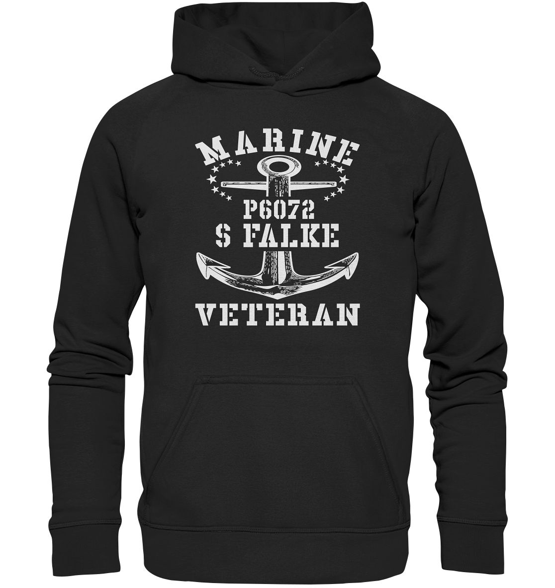 P6072 S FALKE Marine Veteran - Basic Unisex Hoodie