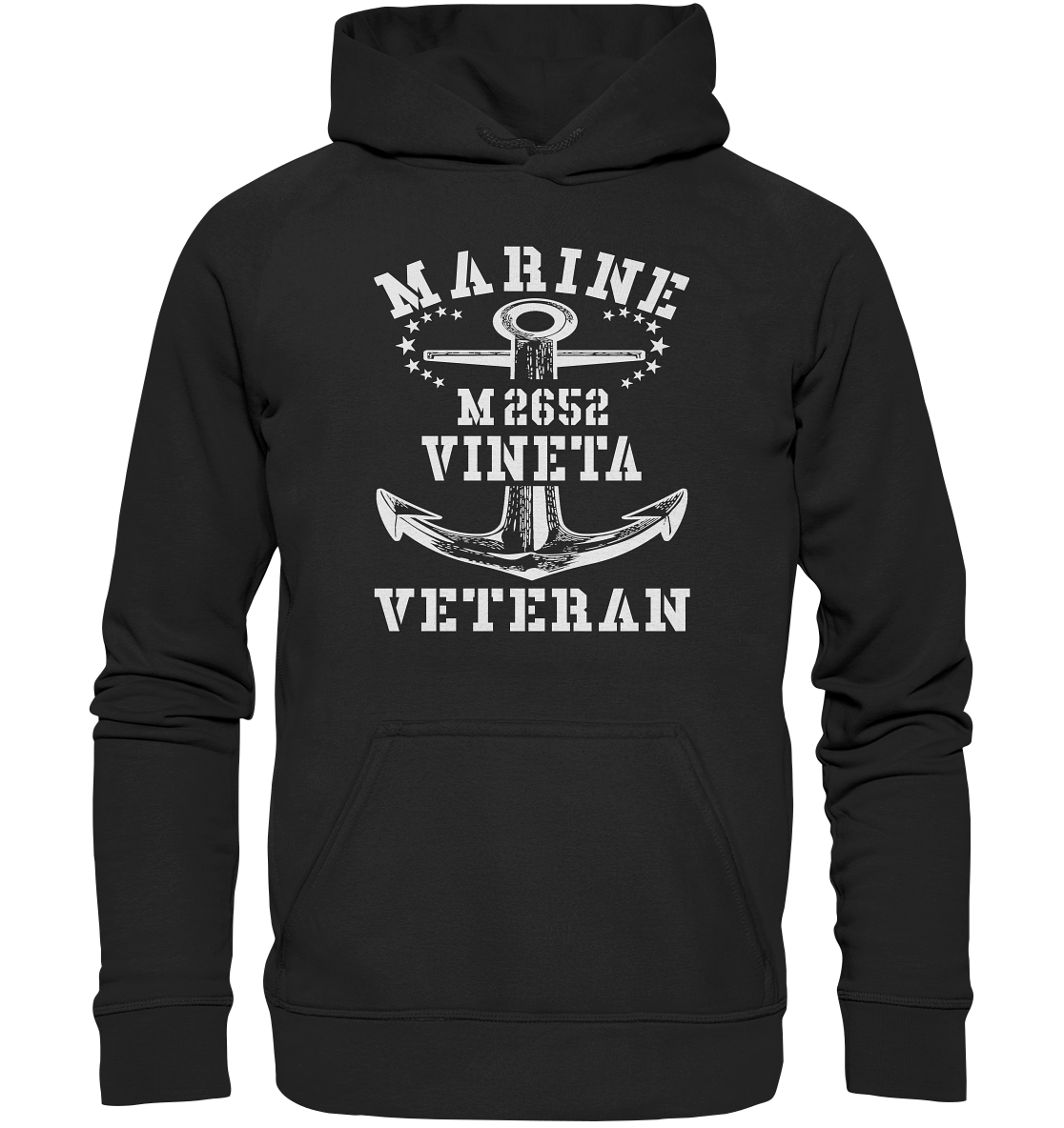 BiMi M2652 VINETA Marine Veteran - Basic Unisex Hoodie